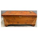 Antique Cedar Lift Top Blanket Chest