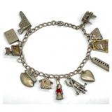 Sterling Silver Charm Bracelet