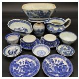 Antique Chinese / Asian Blue & White Dishes
