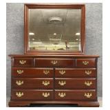 Sumter Cabinet Cherry Dresser w/ Mirror