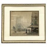 T. Frantisek Simon Signed French Etching