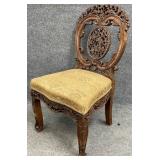Antique Bird Carved Chair