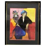 Large Itzchak Tarkay Suzanne Framed Art Print