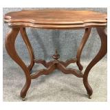 Victorian Walnut Turtle Top Table