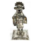 Jeffrey Castillo Navajo Sterling Silver Kachina