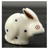 Herend Miniature Polka Dot Rabbit