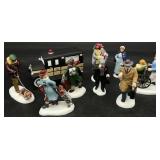4pc Dept 56 Christmas In The City Accessories