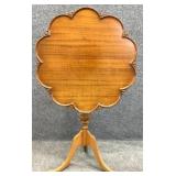 Mahogany Tilt Top Pie Crust Table