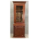 Mahogany Shell Carved Display Cabinet