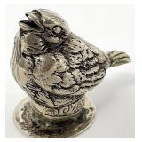 Austria 800 Silver Miniature Bird Salt Saver