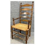 Quality Rush Bottom Ladder Back Chair