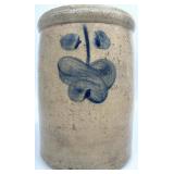 Antique Stoneware Pottery Crock