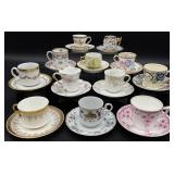 Demitasse Porcelain Tea Cups Incl. Minton & More
