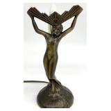 Art Deco Style Nude Female Figural Lamp