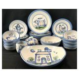 M.A. Hadley Pottery Dinnerware Set