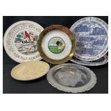 Asst Vintage Cabinet Plates