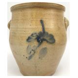 Antique Stoneware 2 Handle Crock