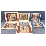 7 Vintage British Macmillan Historical Fashions