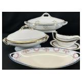 Asst Porcelain Serving Dishes & More