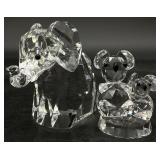 Swarovski Crystal Elephant & Crystal Koalas