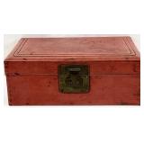 Red Lacquer Chinese Box
