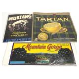 3 Vintage Printed Advertisements