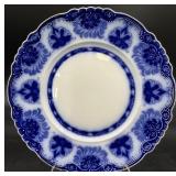 Antique W.H. Grindley Baltic Flow Blue Plate