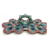Majolica Oyster Platter