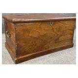 Small Antique Lift Top Trunk