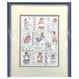 Ten Commandments Sampler Art Print