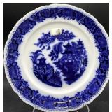 Antique Poutney & Co. Bristol Flow Blue & White