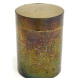 Antique Chinese Brass Tea Caddy