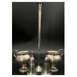 Weighted Sterling Silver Vase, S&P & More