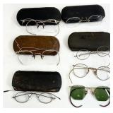 Vtg / Antique Gold Filled Spectacle Eye Glasses