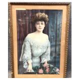 Antique Framed Lady