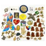 Group Vintage Lapel Pins / Brooches, Jewelry