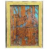 Wood Carved Wall Hanging