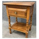 Maple One Drawer Nightstand