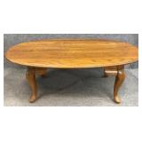 Oak Oval Coffee Table