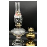 2 Vintage Oil Lamps