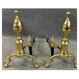 Brass Fireplace Andirons