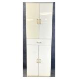 White Blind Door Cabinet