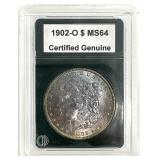 1902-O Morgan Silver Dollar