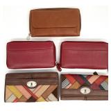 Group Unused Ladies Leather Wallets