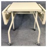 Vtg Metal Typewriter Table