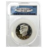 2005-S Proof 70 Silver Kennedy Half Dollar