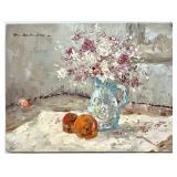 Vintage Original Still Life Oil Painting, Signed