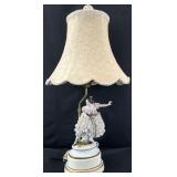Volkstedt Dresden Porcelain Lace Ballerina Lamp