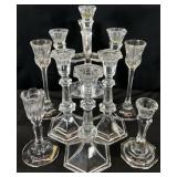 Asst Crystal Candlesticks