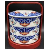 Japanese Imari Bento Stacking Box